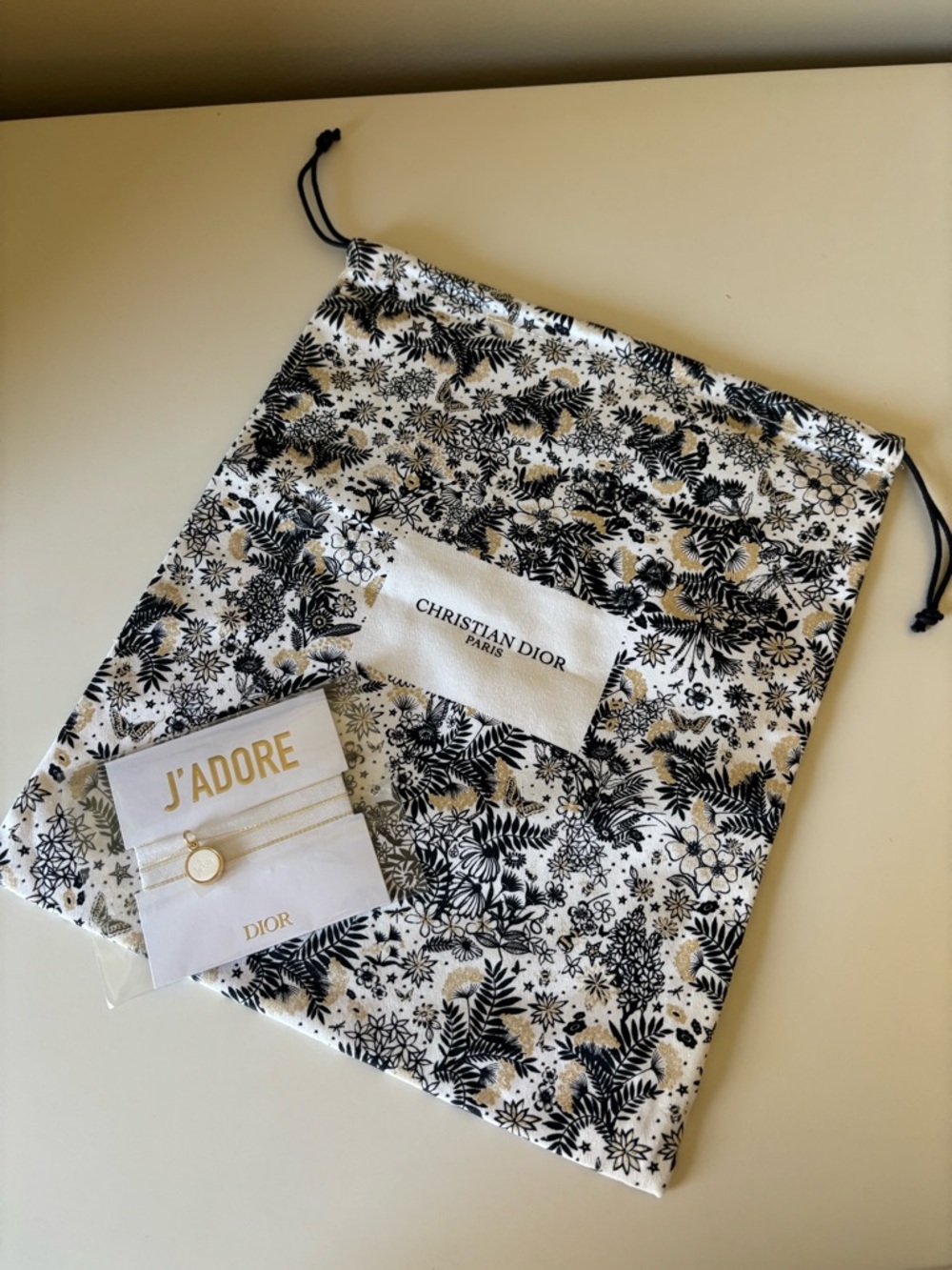 Christian Dior Pouch  & Dior Jadore bracelet